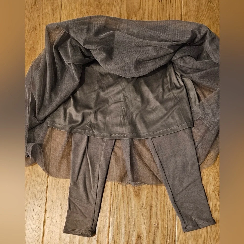 Jessica Simpson Tulle Skirt Legging Combo - Big Kid Size Small NWT